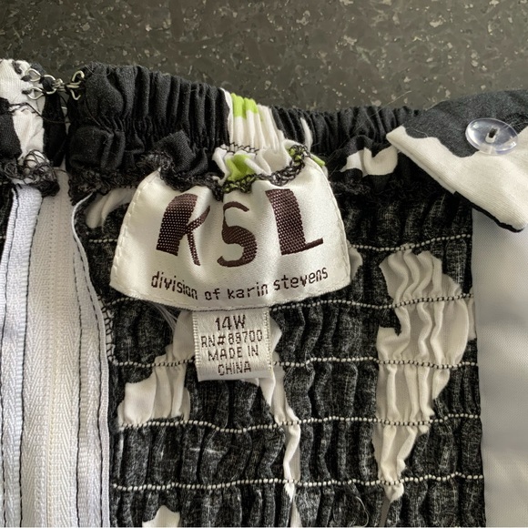 🌴 Cotton Karin Stevens Sundress Sz 14W - Picture 5 of 7